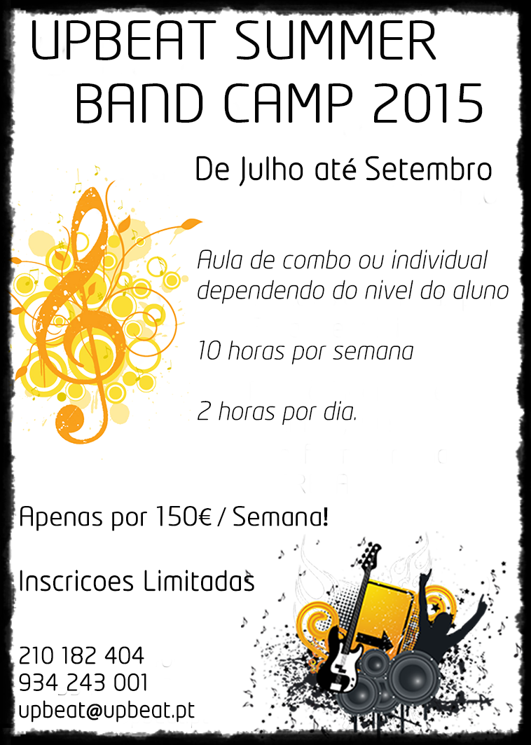 UPBEAT BAND CAMP Verão 2015