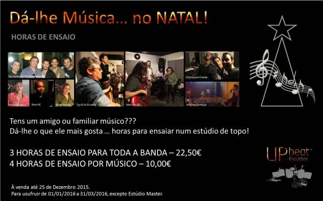 Ensaios em estúdios de topo